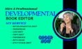 proofread, edit, personal statement,developmental editor vet law book formatting