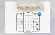create airbnb welcome book digital interactive mobile template editable canva
