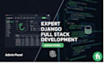 build a full stack website using python and django