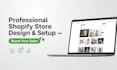 build a professional shopify store with premium theme setup