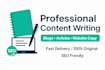write engaging blog posts, articles and website content