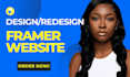 build framer website framer landing page figma to framer website design framer