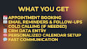 handle appointment booking, reminders, and calendar tasks
