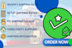 setup shopify shipping and tax audit and fix shipping issue