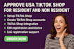 create USA tiktok shop tiktok shop setup USA tiktok account tiktok ads account