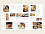 design professional restaurant menu and cookbook layout with modern style