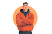 draw flat vector character design