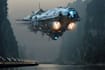 create a sci fi spaceship