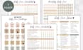 design digital journal, pregnancy journal, 365 days planner, self care planner