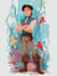 draw cartoon disney couple portrait