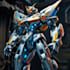 make amazing character mecha robot illustration