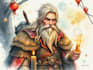 do a watercolor or fantasy portrait and dnd party