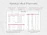 send you a customizable google sheets meal planner template