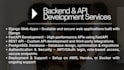 build web apps, rest apis, and backends using python django, postgres