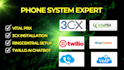 ringcentral twillo aircall voip 3cx magnus billing pbx ai vicidial