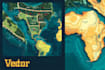 draw vector map in illustrator
