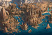 create a high quality fantasy map