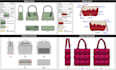 create handbags, wallets, purses, and backpack designs and make tech pack