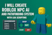 create roblox npc ai and pathfinding system with lua scripting