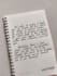 handwrite notes and letters