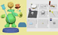 sculpt fix cut and key color model articulate toy stl to 3mf for 3d printing