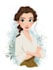 draw cute cartoon stylized portrait in style