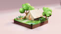 create low poly 3d game assets and environment for unity and unreal engine