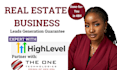 generate real estate leads brokerage leads ghl landing page gohighlevel website
