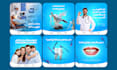 do engaging arabic social media design, social media posts