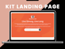 setup convertkit newsletter template kit landing page convertkit email sequence