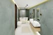 do bathroom interior design in 3d and rendering