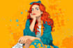 make retro pop art illustrations that pop