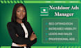 setup and optimize nextdoor ads campaign