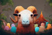 create professional cute animal digital art