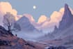 create fantasy landscape and environment illustrations