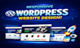customize and create a responsive wordpress website