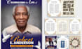 design funeral flyer, obituary program booklet memorial service card event flyer