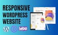 design small business wordpress website or elementor website