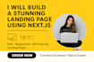 build premium nextjs landing page with SEO and fast performance