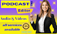 edit multicam podcast, riverside fm audio and videos