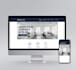 design a modern responsive website UI