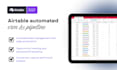 build an automated airtable CRM with pipeline