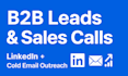generate qualified b2b leads, book sales, with linkedin