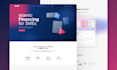 do beautiful website landing and homepage design