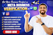 verify your meta business suite, whatsapp API, meta business verification