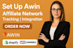 create and set up your awin affiliate account
