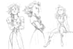 draw sketches with your character