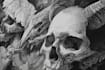 create dark art, black white art work, death metal artwork