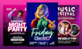 design a modern minimalist poster or flyer