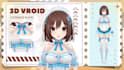 create 3d character models, VR chat avatar, VR character and vroid